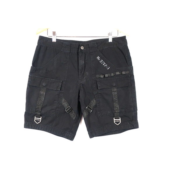 Nasty Pig Other - NASTY PIG Black Cockpit Shorts Ropes Cargo Fetish Gay Buckles Straps 33